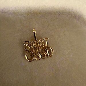 14K SOLID GOLD SHORT BUT GOOD CHARM